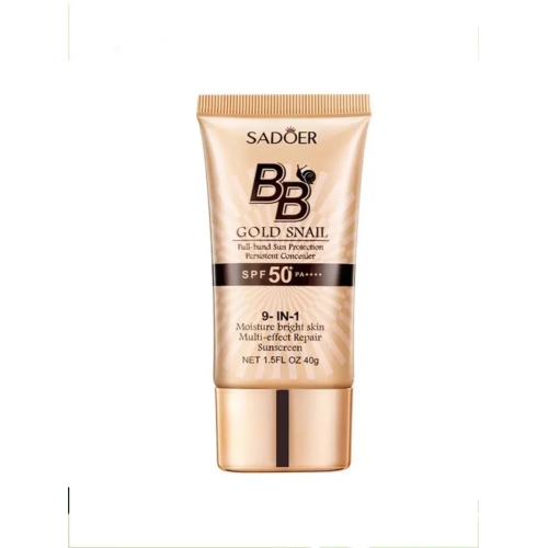 SADOER Тональный BB-крем, с улиткой SPF50 (02# Ivory) 40г