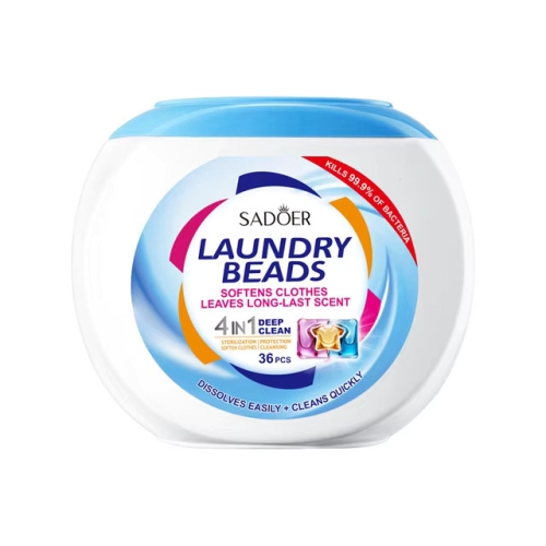 SADOER Капсулы для стирки 4 в 1 "Laundry Beads" 12г x 36 шт.