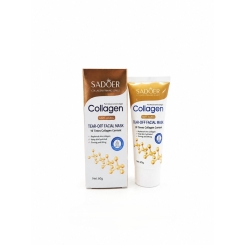 SADOER Маска-плёнка для лица отшелушивающая, коллагеновая 60g