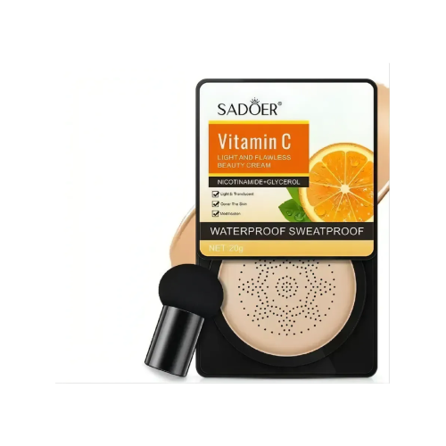 SADOER Кушон для лица с витам. С тон 1 (натурал ) 20g