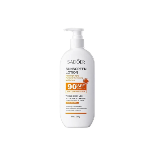 SADOER Солнцезащитный лосьон SPF90 220мл