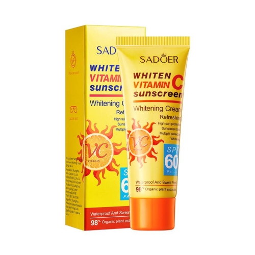 SADOER Солнцезащитный крем с витамином C. SPF 60+ 40г