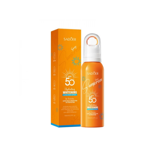 SADOER Солнцезащитный спрей-вуаль, SPF50+ 150 мл.