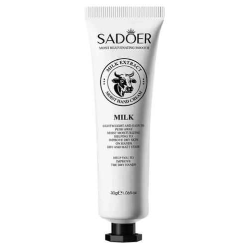 SADOER Крем для рук с экстрактом молока 30г