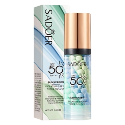 SADOER Трехцветная база под макияж с SPF50+ 40 г