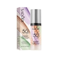 SADOER Трехцветная база под макияж консилер, SPF50+, 40г